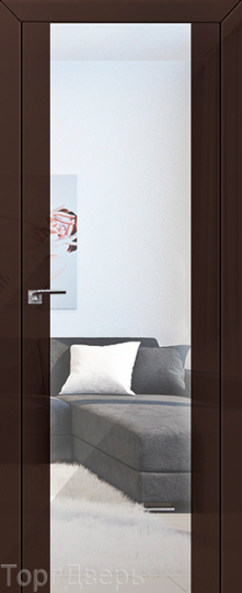 Межкомнатная дверь Profil Doors экошпон 8L зеркало (под заказ)