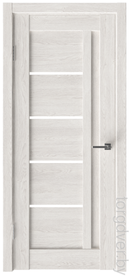 Двери Микс-1 сатин белый