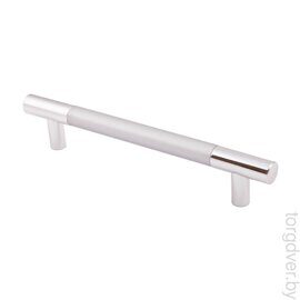 Ручка пластик. PS15/C15-192 хром+металлик
