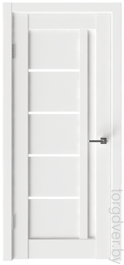 Двери Микс-1 сатин белый