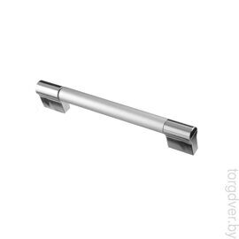 Ручка пластик. PS29/C29-096 хром+металлик( пластик трубка)