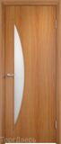 Ламинарованная дверь по С6 миланский орех